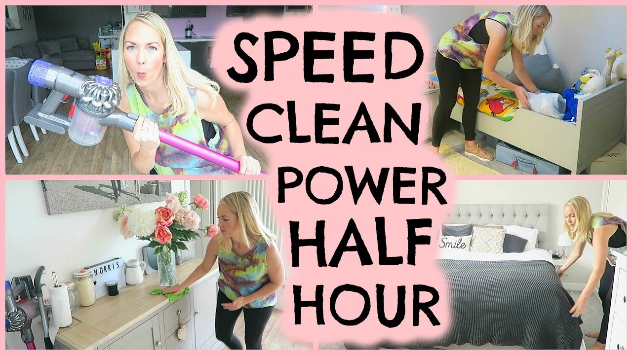 DAILY CLEANING ROUTINE  |  POWER HALF HOUR  |  SPEED CLEANING