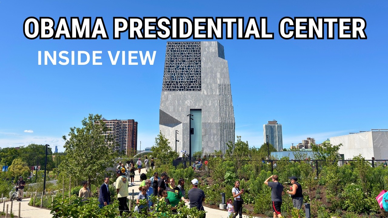 Obama Presidential Center InSide View Walkthrough | July 23, 2026 | 4K Video