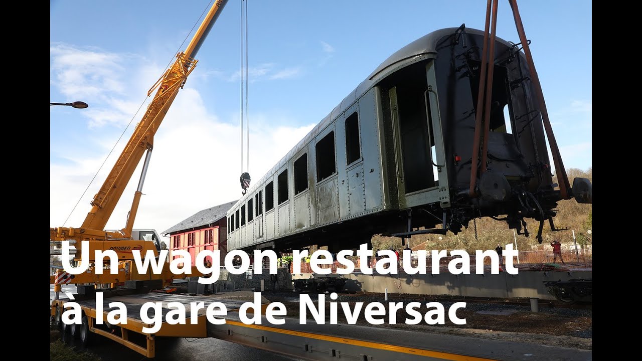 Dordogne: Un wagon restaurant pour la gare de Niversac