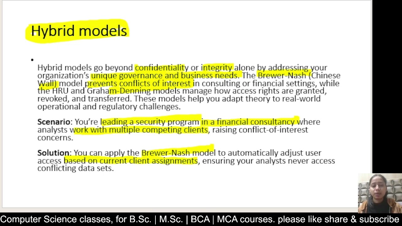 Information Security Models