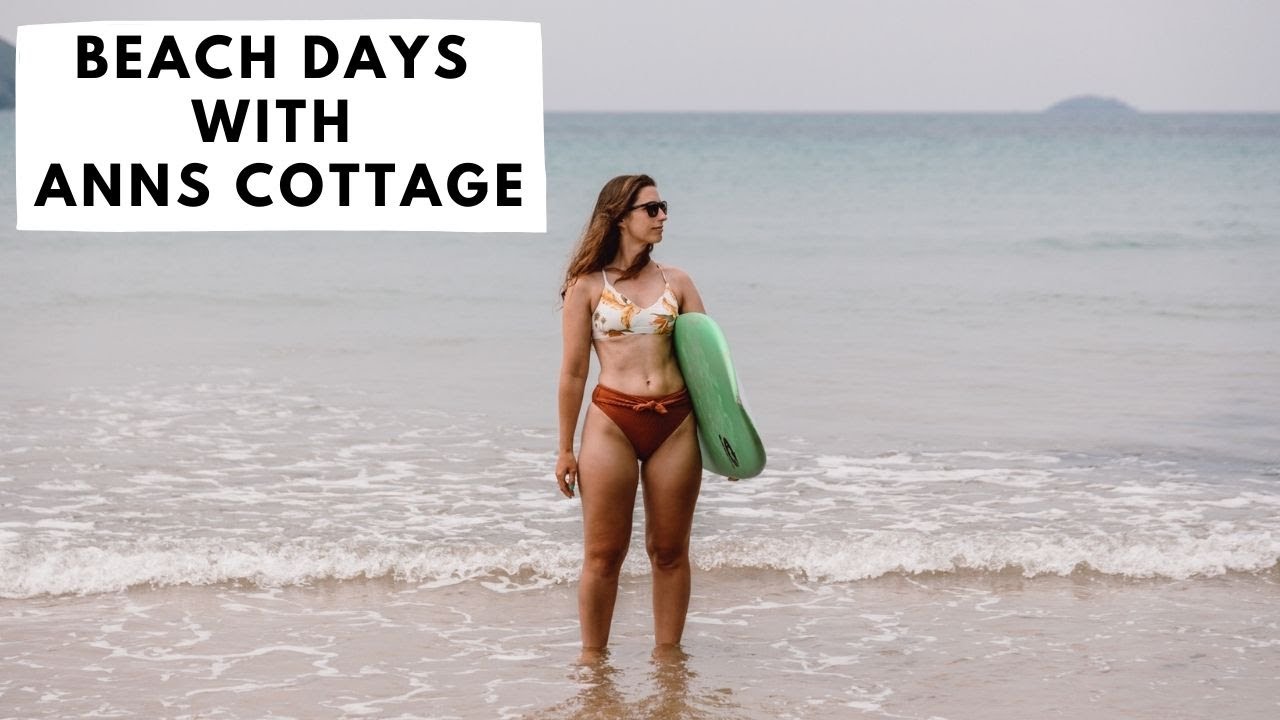 TIDAL POOLS AND BEACH DAYS IN CORNWALL - Polzeath beach with Anns Cottage
