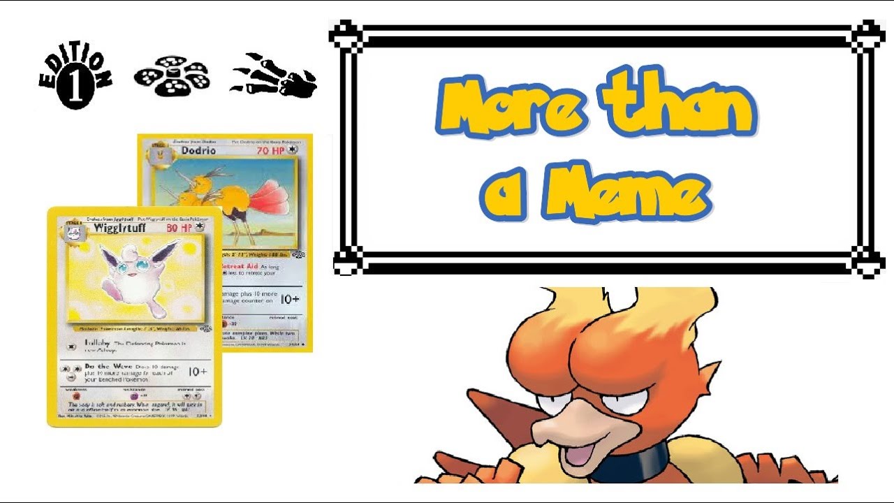 Wigmar (Magmar/Dodrio/Wigglytuff) Base-Fossil Decktech and Gameplay Retro Pokemon Trading Card Game