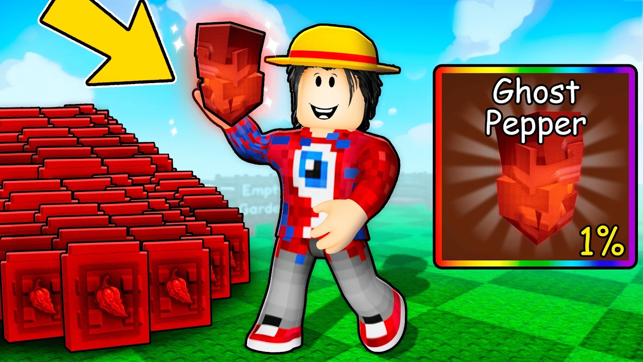 😱Открыл 300 Паков GHOST PEPPER и ПОЛУЧИЛ ЕГО! Самое редкое 1% Растение в Grow a Garden 2!
