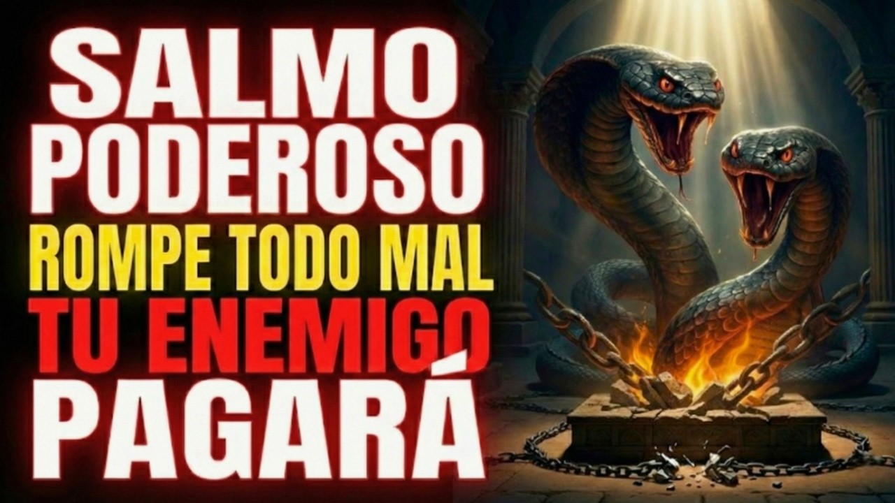SALMO 91 + 35 + 109: DEMONIOS de MONITOREO quedan CIEGOS | ORACIÓN de FUEGO 🔥