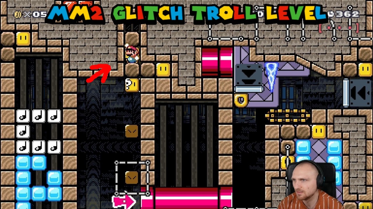 In diesem Troll Level gibt es verglitchte Blöcke?! | MM2 Troll Level (Glitch)