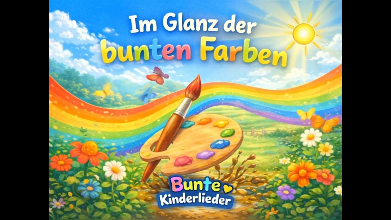 Im Glanz der bunten Farben 🌈 Lernlied über Farben | Kinderlied zum Mitsingen