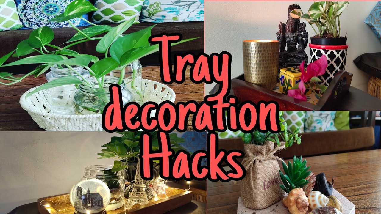 Different ideas for tray decoration।।How to decorate with small decor items