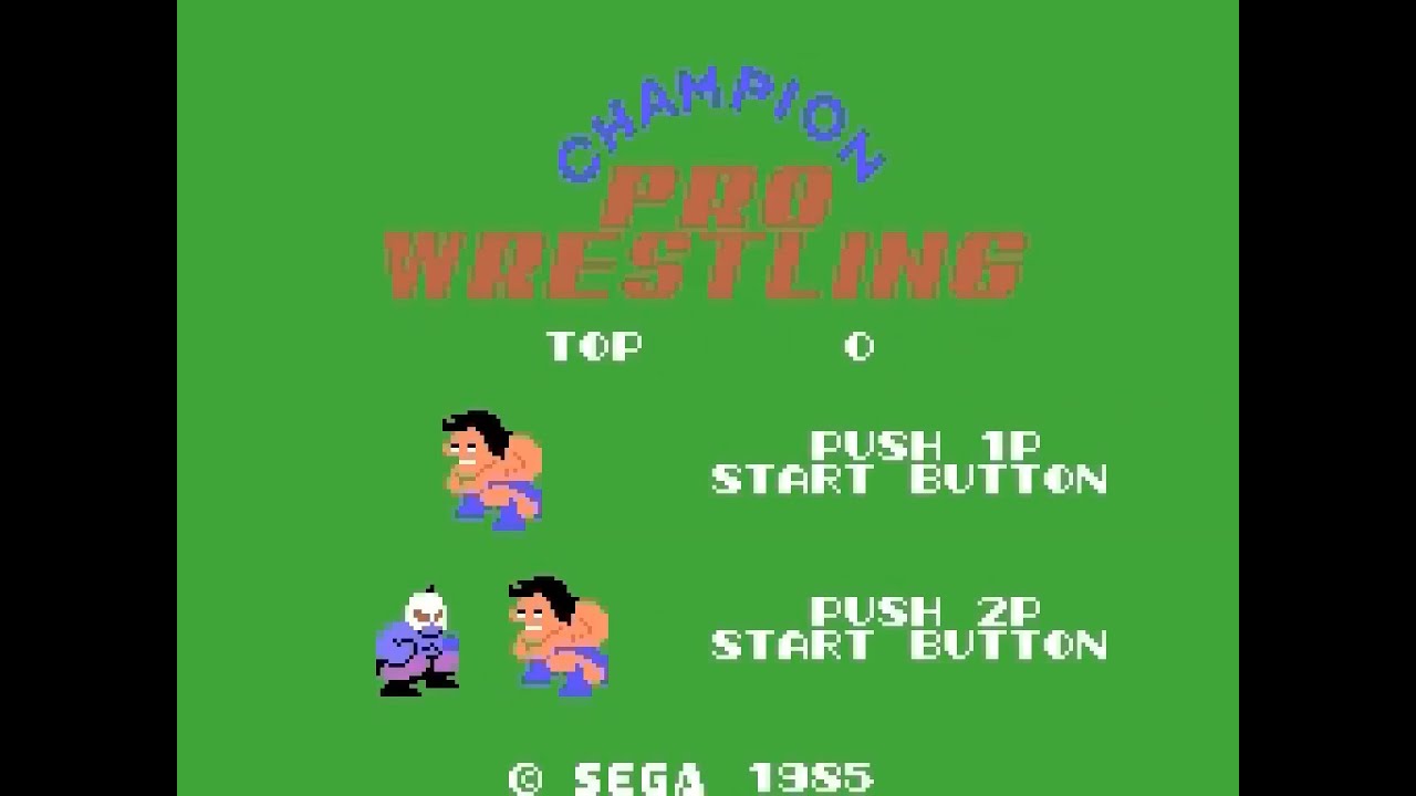Sega SG-1000 Longplay [47] Champion Pro Wrestling
