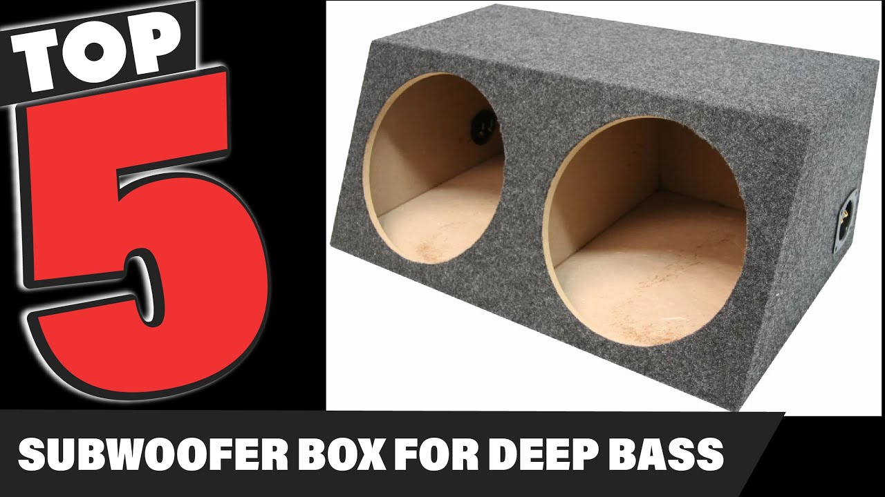 Best Subwoofer Box for Deep Bass In 2026 - Top 5 Subwoofer Boxes Review