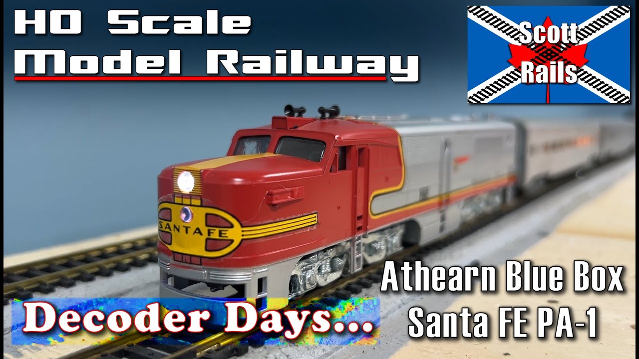 DCC Decoder Upgrade - Athearn Blue Box PA-1 Santa Fe