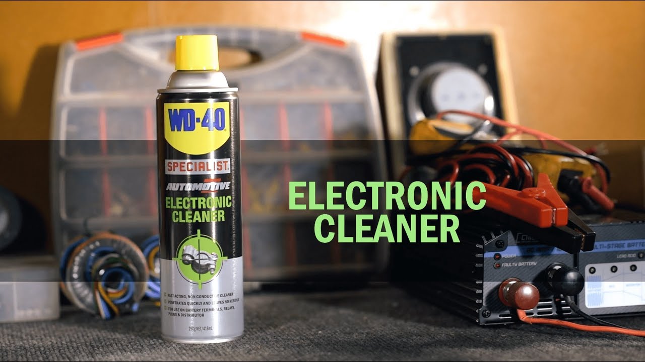 How to use WD-40 Specialist Automotive Electronic Cleaner