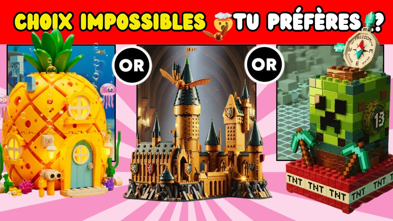 CRÉE TA MAISON MAGIQUE DE RÊVE 🏡✨ | 100+ Choix Impossibles – Tu Préfères...?