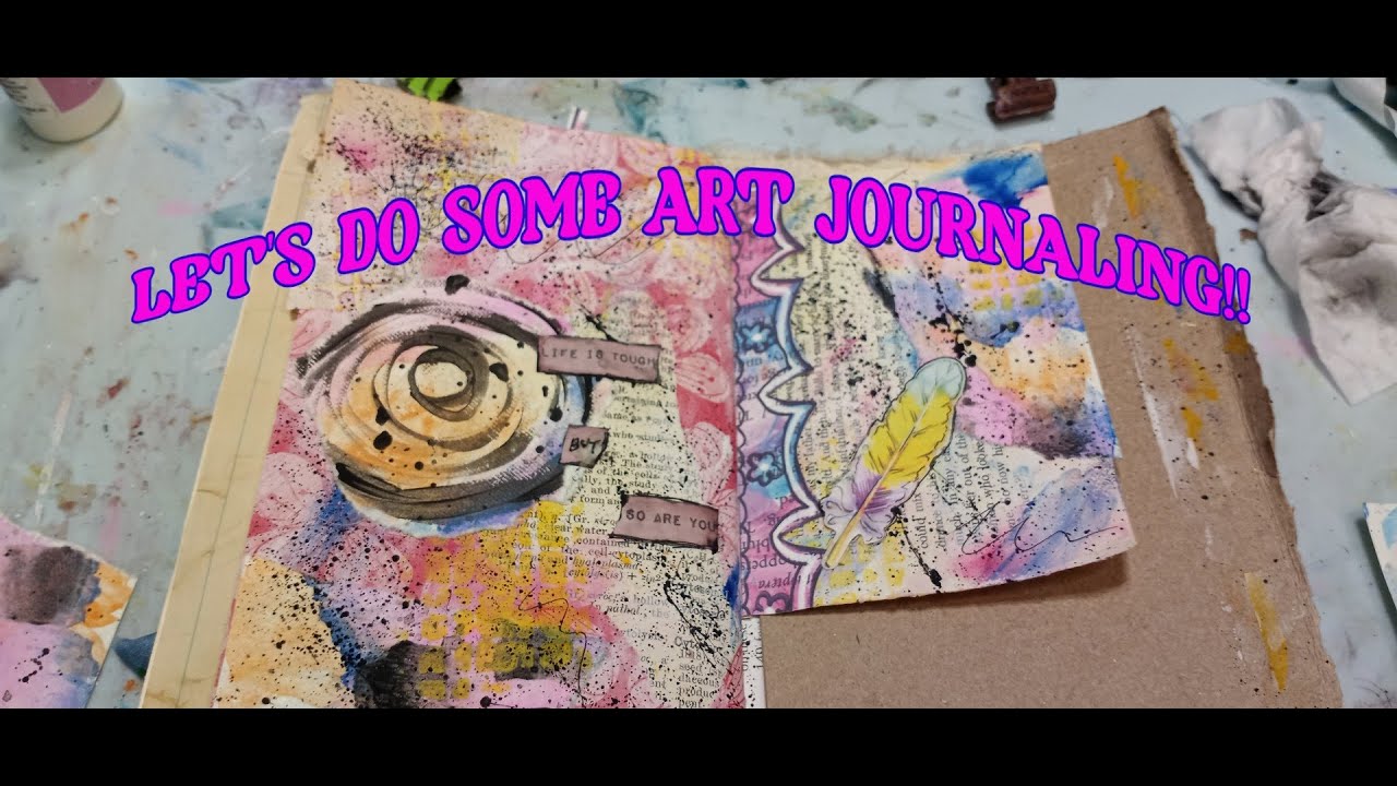CREATING AN ART JOURNAL PAGE