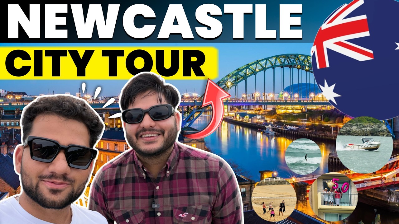 Newcastle Australia 🇦🇺 in 20 Minutes | City Vibes & Beaches| Indian 🇮🇳Vloger