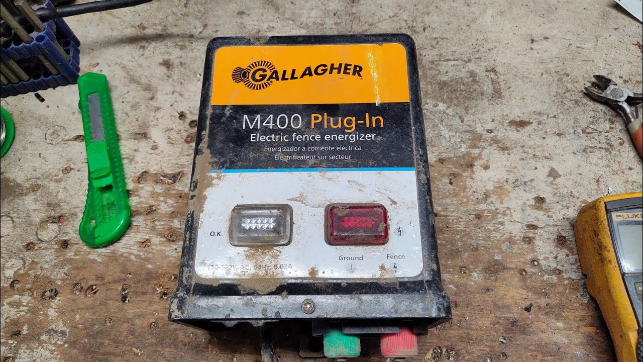Test & review of a well built electric fence energizer | Gallagher M400 Repair