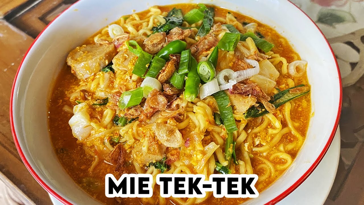 RESEP MIE TEK-TEK KUAH ABANG2 | SEGER DAN PEDES