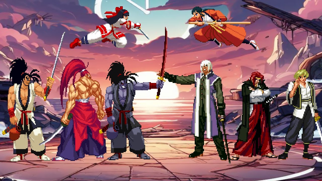 Битва Samurai Shodown против Last Blade в MUGEN