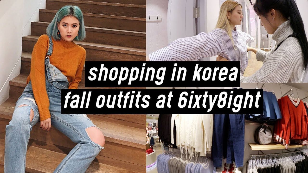 Shopping in Korea: Fall Outfits at 6IXTY8IGHT | Q2HAN