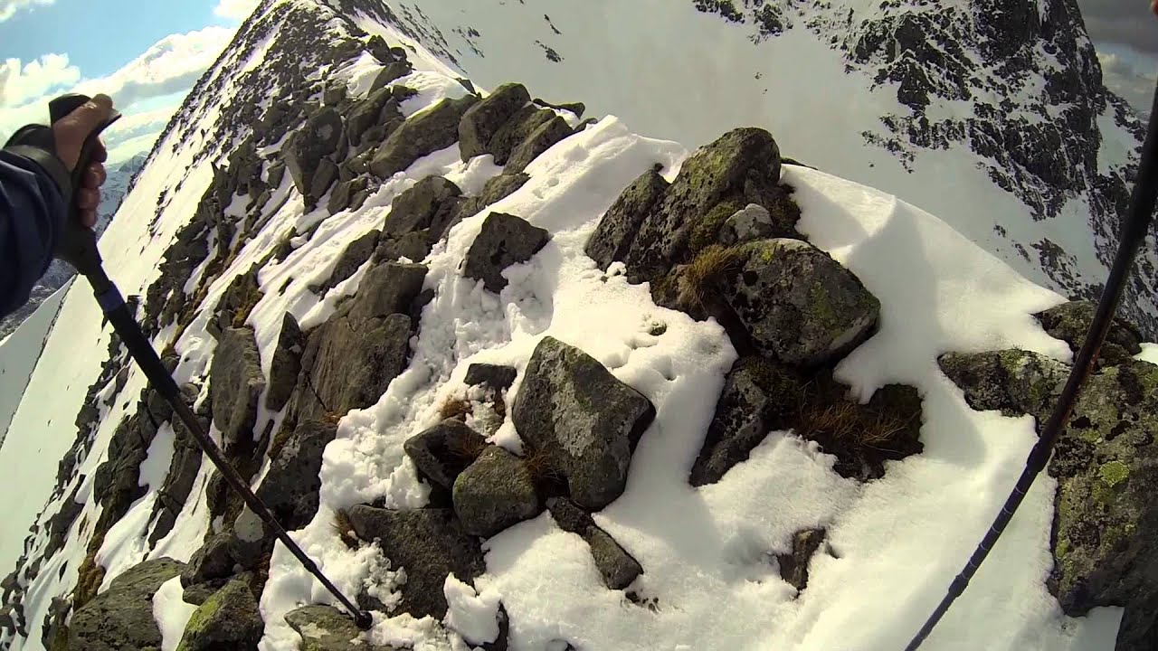 Carn Mor Dearg Arete, Ben Nevis POV (Winter)