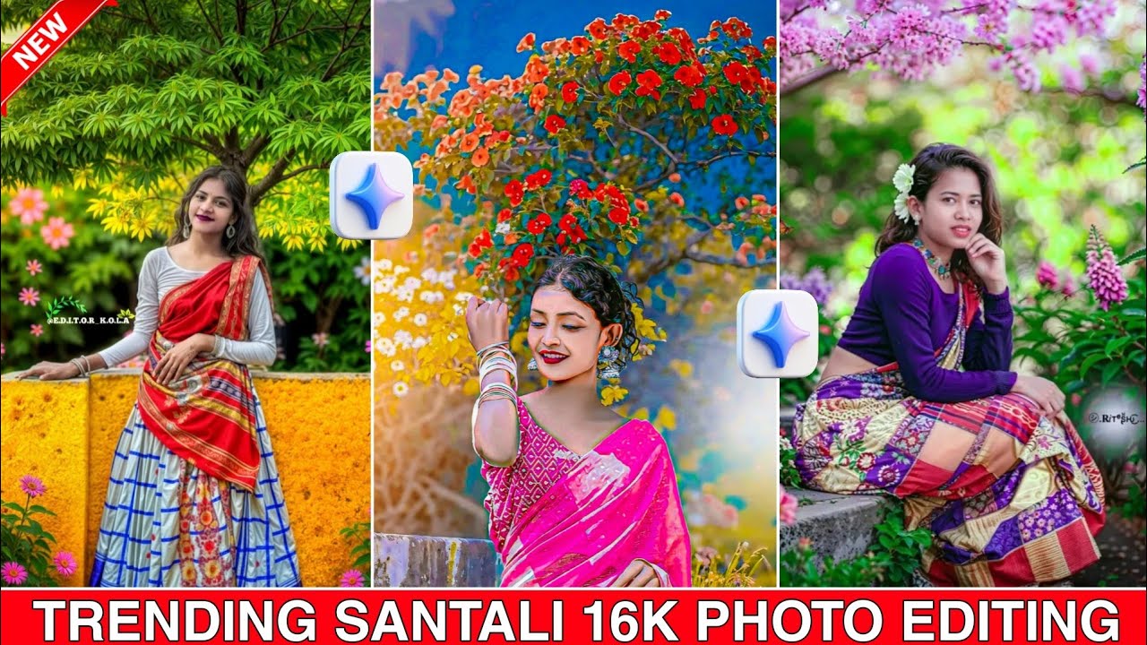 Santali 16K Ai Trending Photo Editing In Google Gemini | 4K 8K 16K Photo Editing | Nagpuri Editing