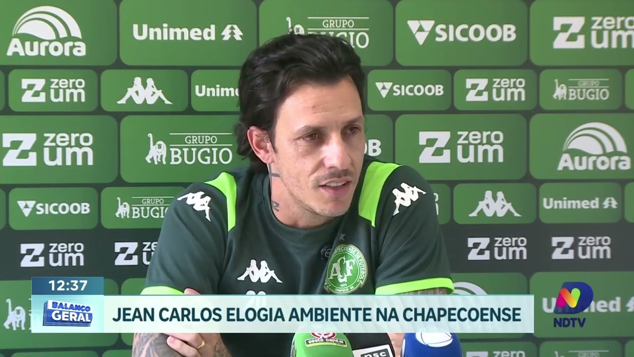 Jean Carlos comenta fase da Chape e próximo desafio