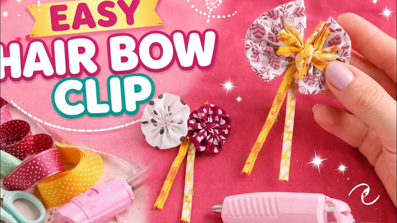 New hair band making at home || bow ribbon hair clip hairstyles || satin ribbon hair accessories 