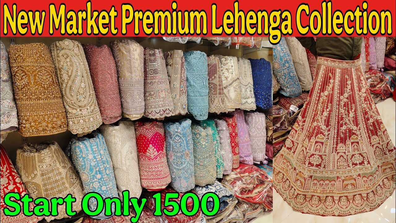 New Market Braidal Lehenga Collection| Premium Lehenga & Groun Market | Start Only 1500 