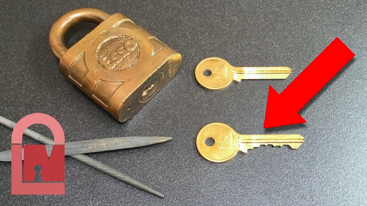 Impressioning a Key for a Keyless Collectable Padlock