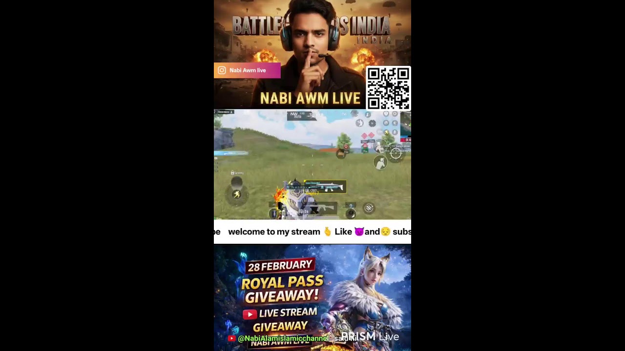BGMI LEVI MODE LIVE 😈🔥 | Full Rush Gameplay | Nabi AWM Live