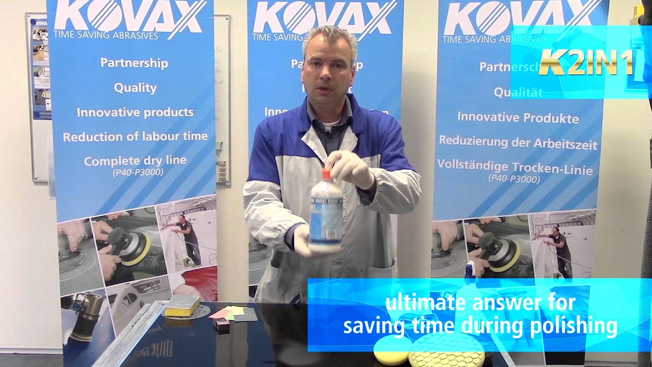 Kovax Imperfection Removal with Tolecut, Buflex Dry and the new K2IN1 Polishing Paste.