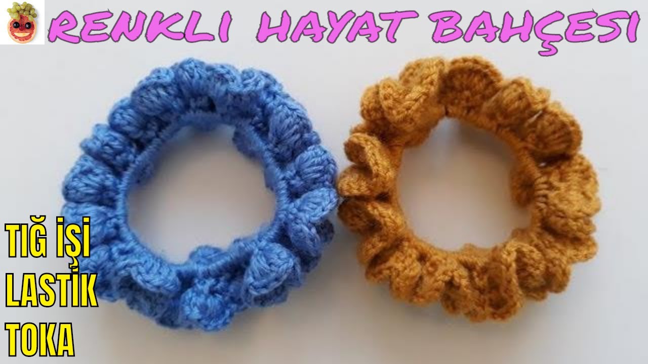 Tığ İşi Lastik Toka Modeli 2 / Yapın Satın Yada Kullanın /Anlatımlı Yapılışı -Örgü Dantel Oya El İşi