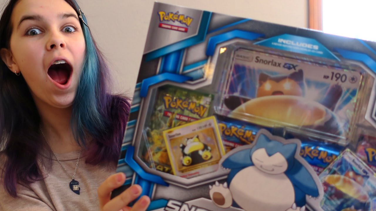 OPENING POKEMON SNORLAX GX BOX & BOOSTER PACKS | RADIOJH AUDREY