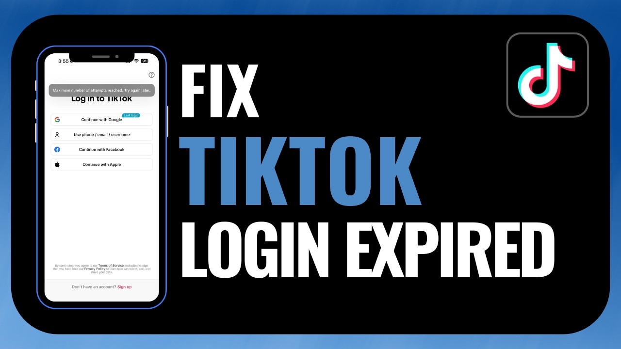 How to Fix TikTok Login Expired !
