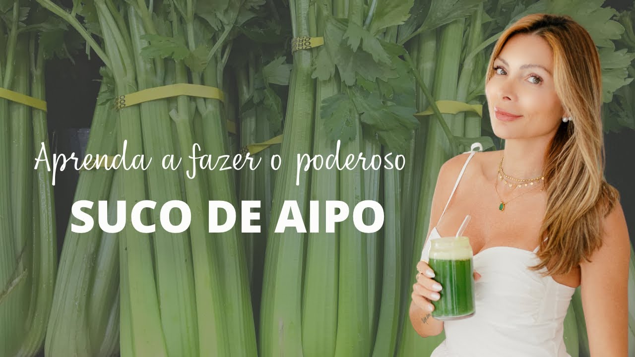 Aprenda a fazer o SUCO DE AIPO e conheça os seus SUPER PODERES DE CURA
