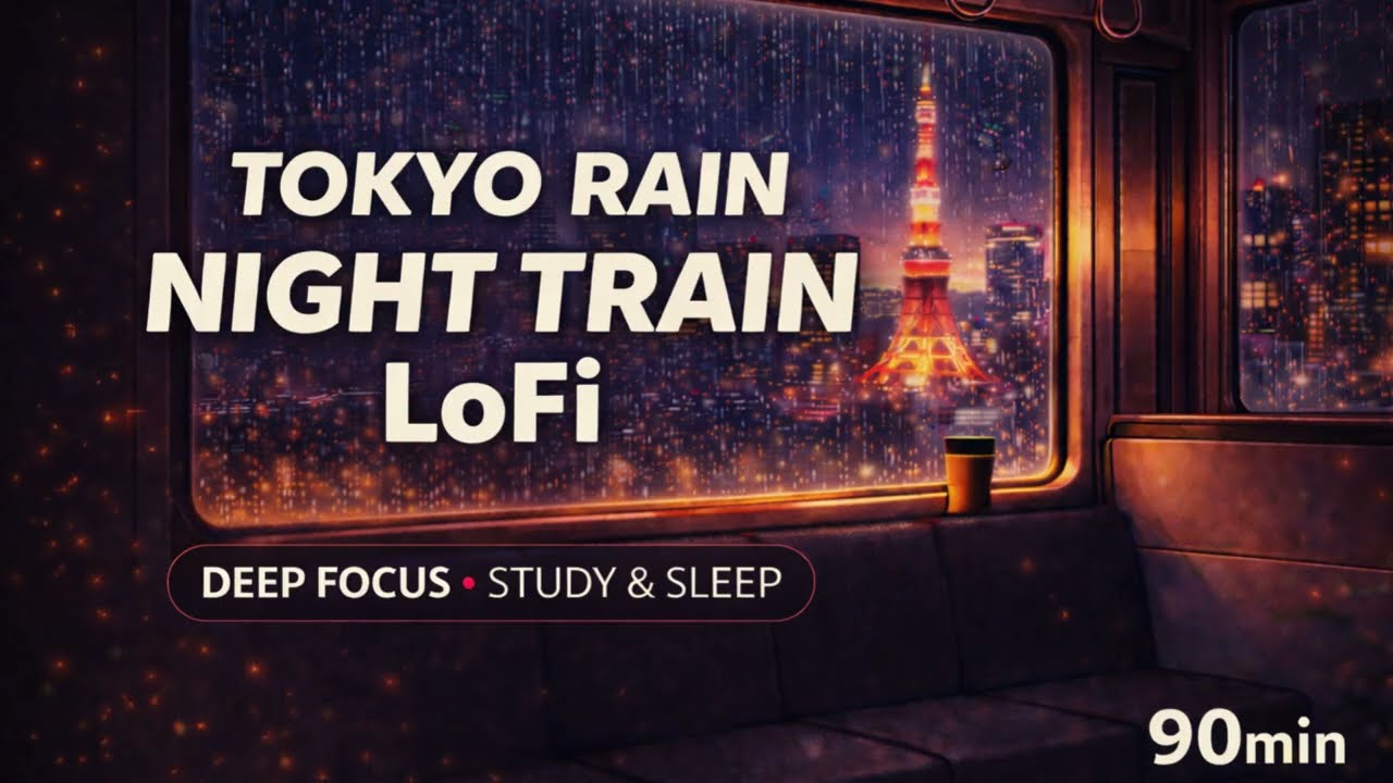Tokyo Rainy Night Train