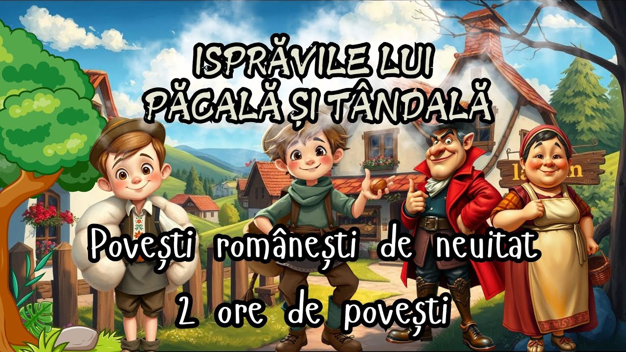 Cele mai amuzante pățanii cu Păcală și Tândală | Colecție de povești românești pentru copii
