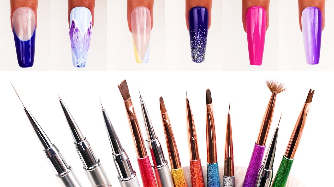 How to Use Nail Art Brushes to Create Amazing Design| MelodySusie