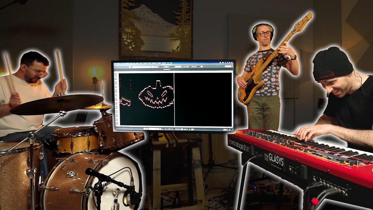 Live MIDI Art... With a Band!