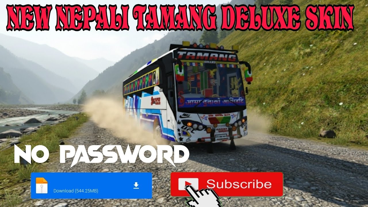 New Nepali bus skin 