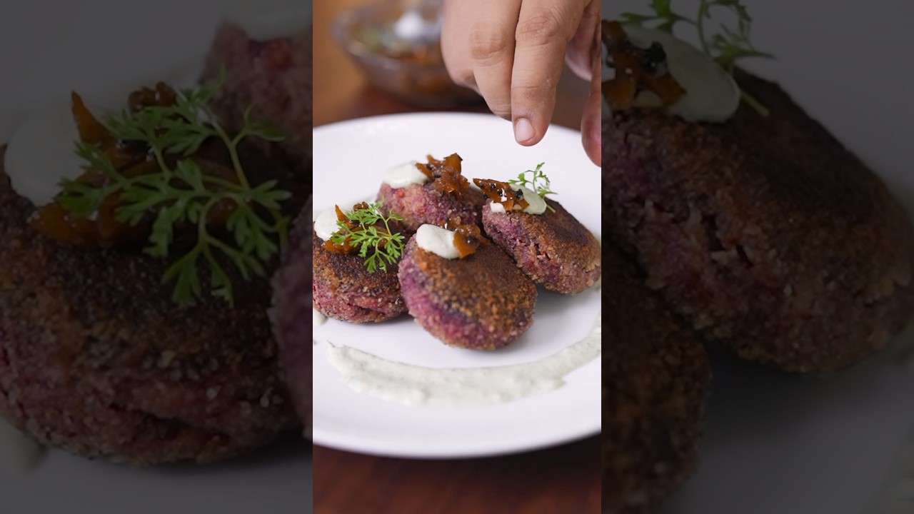Healthy Beetroot Tikki | Beetroot Kebab Kaise Banaye | Healthy Breakfast Recipe #beetroottikki