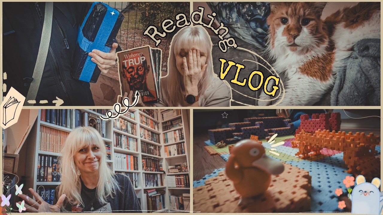 Reading VLOG w którym książki mnie szokują 😱😵‍💫 oraz dostaję książkowy prezent 🎁🤩