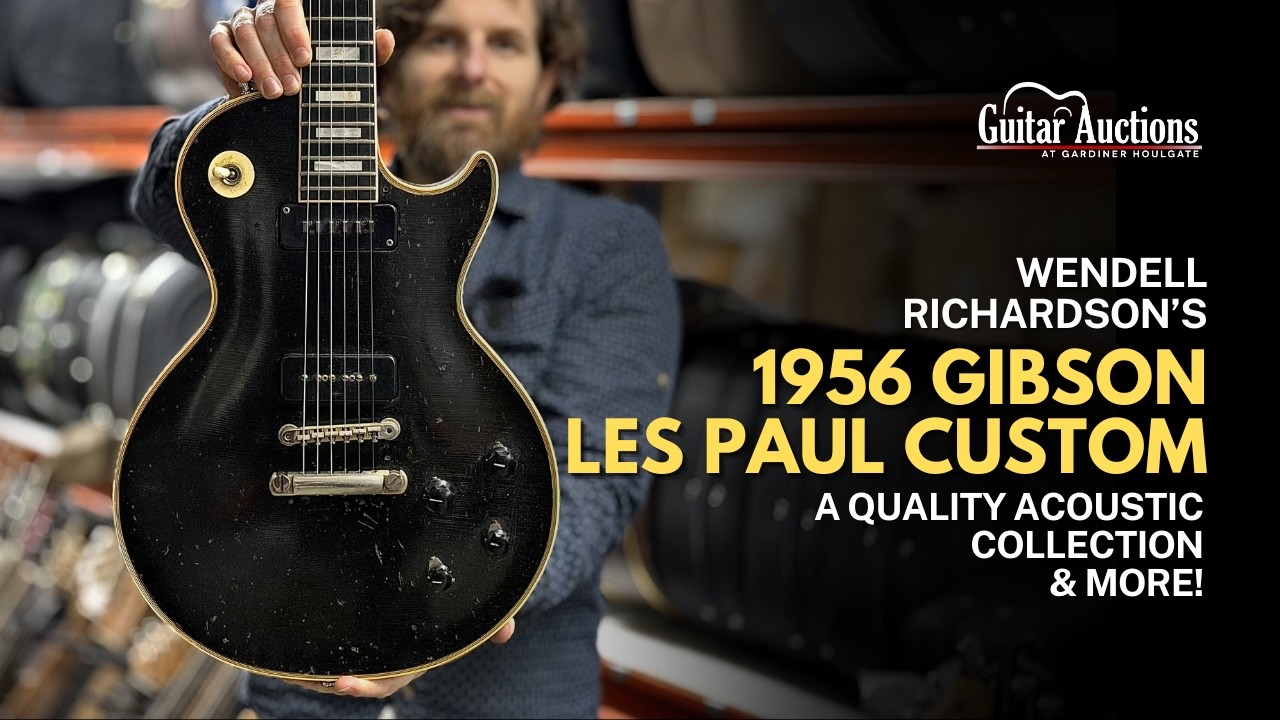'56 Gibson Les Paul Custom, '36 Gibson L5 & More! | March 26 Guitar Auction Consignment Update Ep. 6