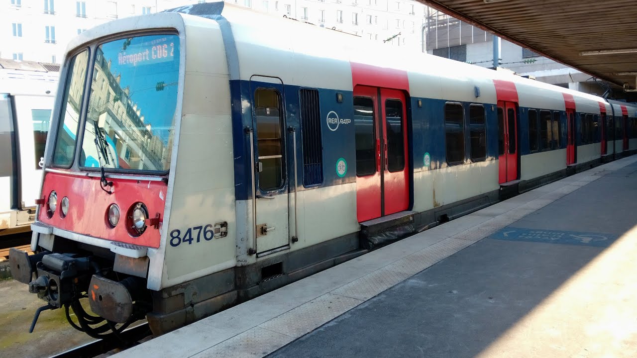 RER🟦Ligne B🟦🚈MI 84🟦⬜🟥: Gare du Nord Surface➡️Aéroport Charles-de-Gaulle 2 (Rupture d'interconnexion)