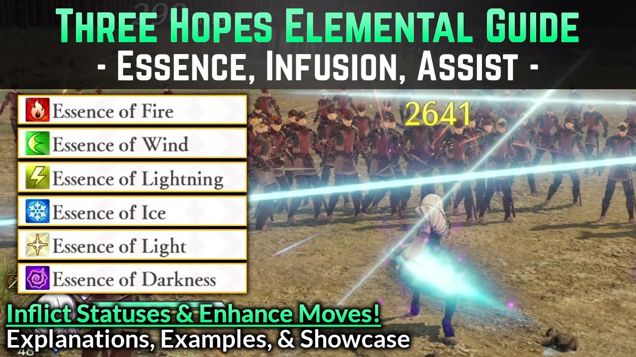 What does Elemental Essence, Assist, & Infusion Skills do? | Enhance your Moves in Three Hopes!