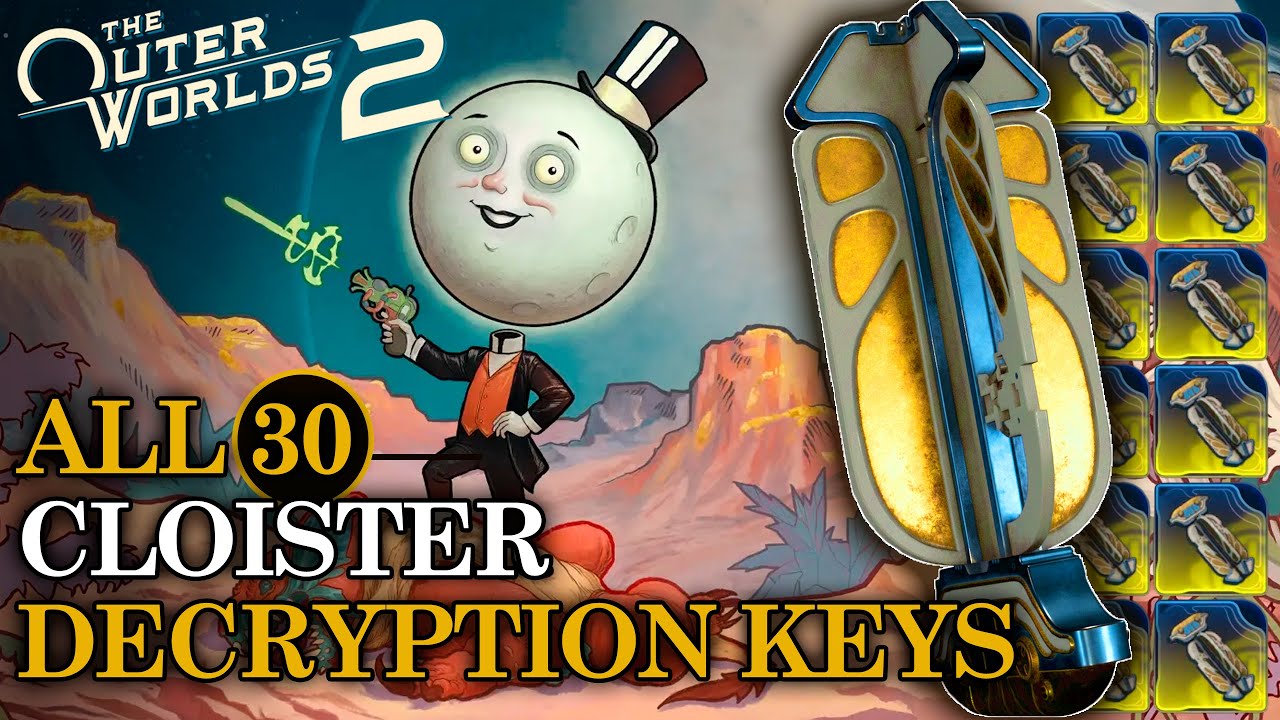 All 30 Advanced Decryption Keys on Cloister | The Outer Worlds 2