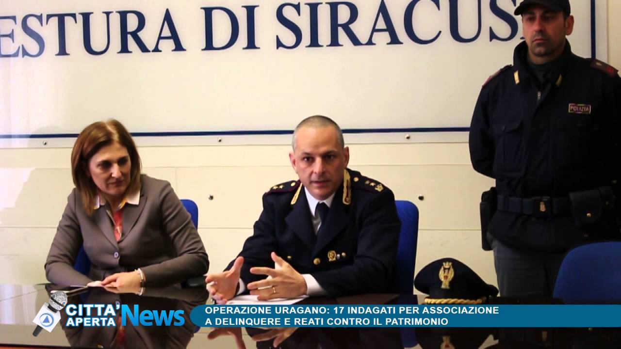 Telecittà ch 654 - Operazione Uragano, 17 indagati per associazione a delinquere