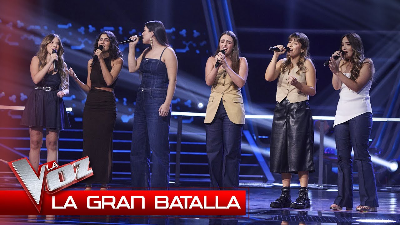 Laura, Alba, Jessica, Lola Eme, Paula y Nerea cantan 