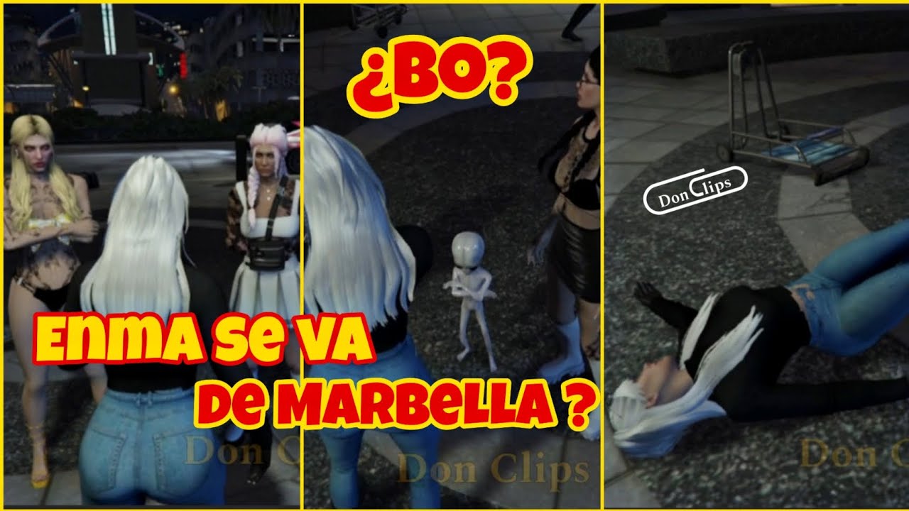 Enma se va de Marbella? Bo🤔 #marbella #donclips #roleplay #gta #bo #enma #luna