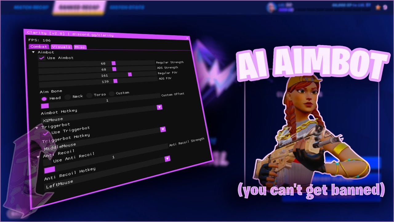 new ai aimbot showcase | clarity v2