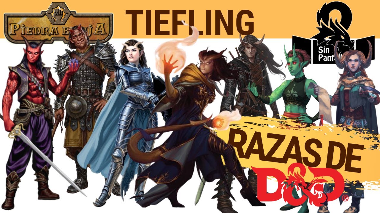 😈D&D 5e🔥 Juega rol con TIEFLINGS 🪔 Guía 6 para Raza TIEFLING de PJ en DUNGEONS AND DRAGONS español